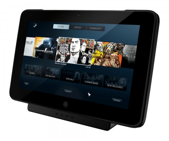 Razer Edge - im optionalen Dock (Bild: Razer)